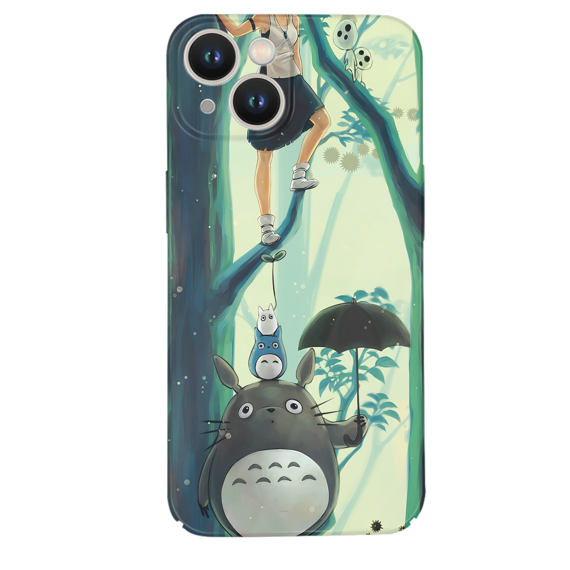 （画像用） となりのトトロ 草壁メイ 草壁サツキ My Neighbor Totoro Satsuki Kusakabe Mei Kusakabe 【iPhone 14シリーズ対応】ハードケース